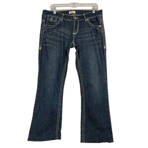 Jake Jeans Altered Boot-Cut w/ Flap Pockets J78-1060 Dark Wash Junior Size 11